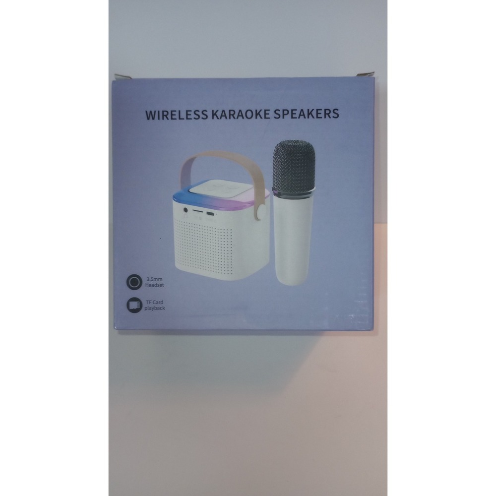 New Wireless Karaoke Speakers w/ 2 Microphones Party night Fun!
